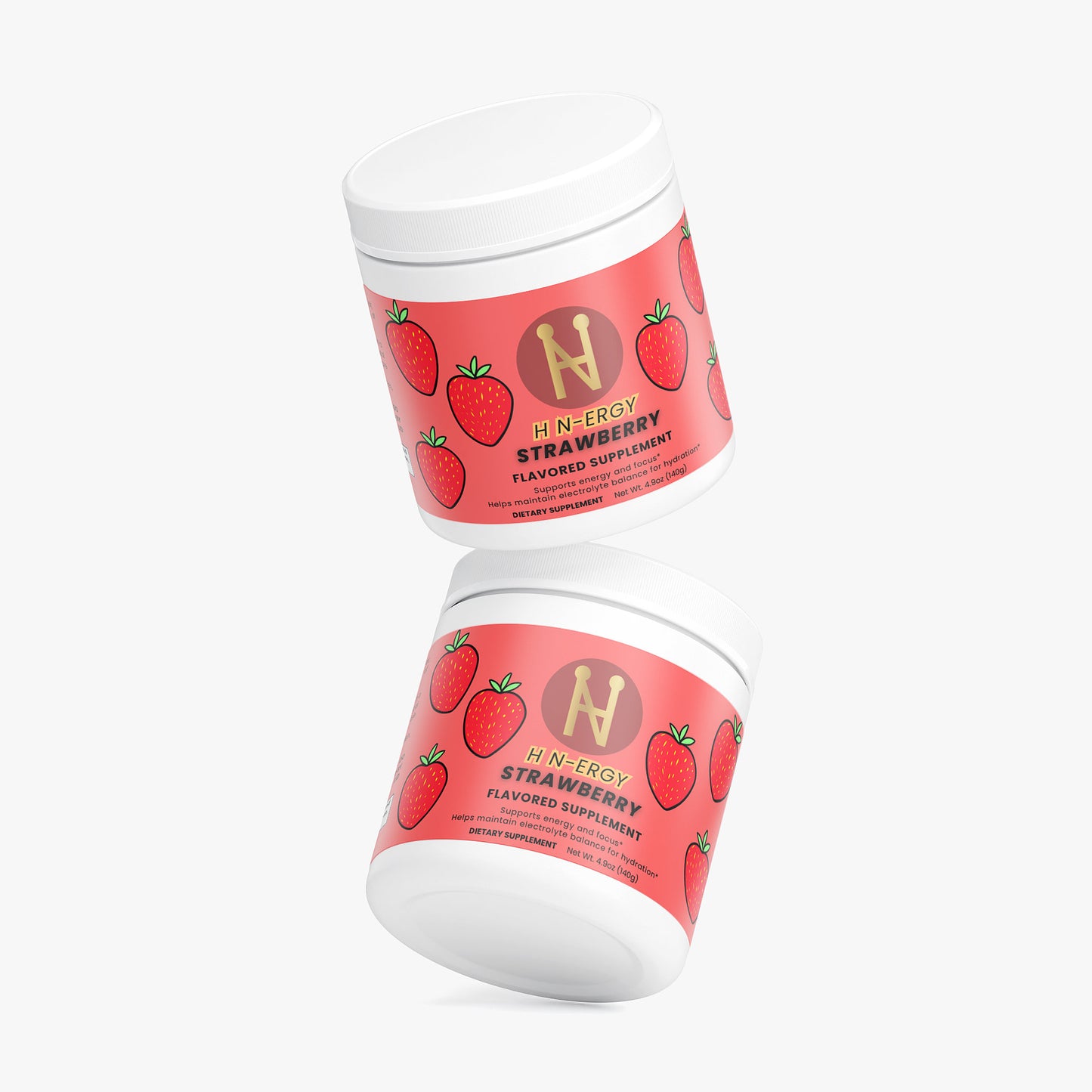 H N-ERGY (Strawberry Flavored Energy Drink Mix)
