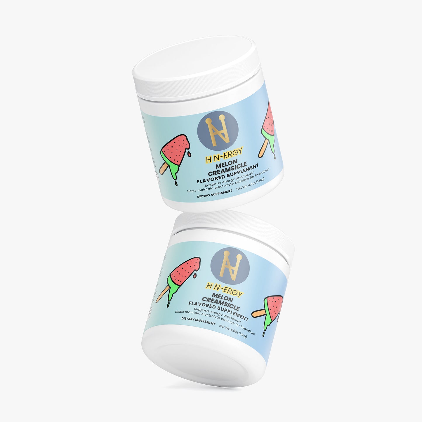 H N-ERGY (Melon Creamsicle Flavored Energy Drink Mix)