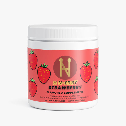 H N-ERGY (Strawberry Flavored Energy Drink Mix)
