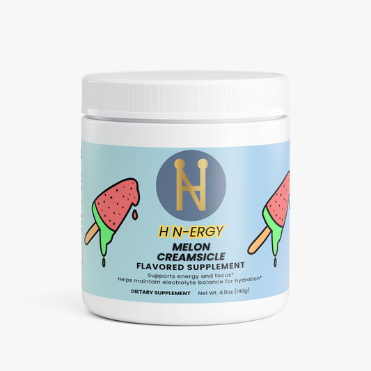 H N-ERGY (Melon Creamsicle Flavored Energy Drink Mix)